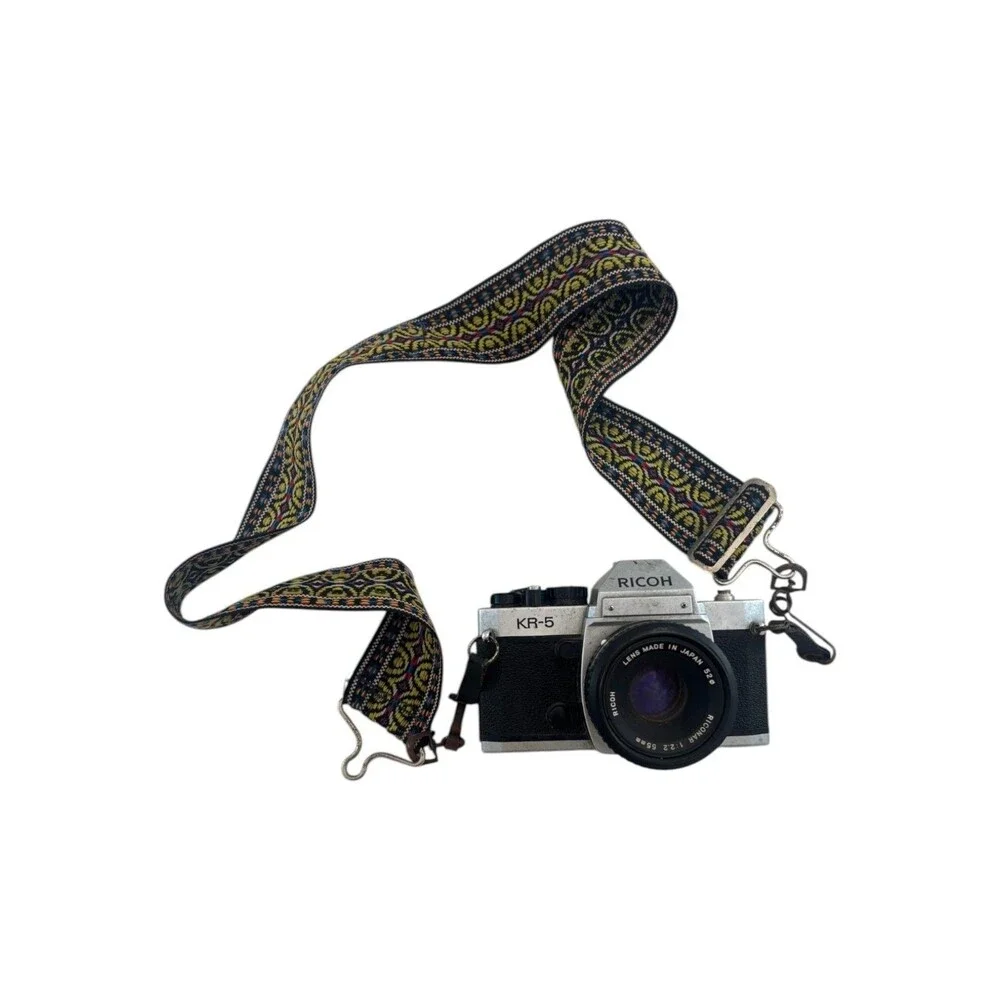 Ricoh KR-5 35mm SLR Film Camera + Lens For Parts